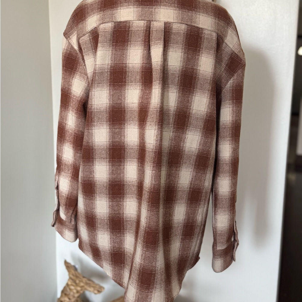 Simply Southern Brown Plaid Button Down Shirt - Picture 10 of 15